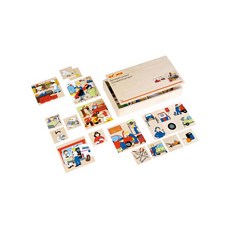 Educo 卡片分類遊戲 社會職業 Set - 木製玩具, 1組