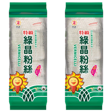 日正食品 特級綠晶粉絲 480g, 低熱量高飽足感，Q彈不軟爛，火鍋料理皆宜, 2包