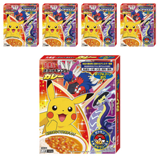 丸美屋 玉米甘口咖哩 豬肉+玉米 寶可夢 Set, 160g, 5盒