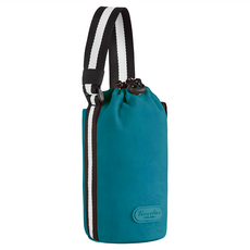 TRAVELON Coastal束口帆布水壺袋 湖水綠 水瓶袋/手搖飲料杯袋/環保杯袋 輕巧耐用方便清洗, 1個