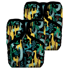 THIRSTIES 成長型 口袋式布尿布，適合0-36個月的寶寶, Stand Tall, 2件