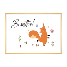 春日的小狐狸 雀躍 畫 Breathe, 木色