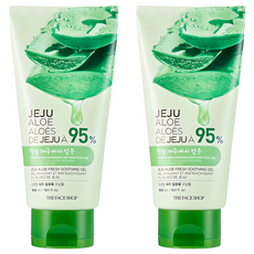 THE FACE SHOP 菲詩小舖 濟州蘆薈凝膠, 2條, 300ml