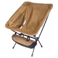 Camping Bar 迷你戰術椅 狼棕色 軍規超耐磨面料, 1個