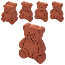 FOX RUN 赤陶食材防潮片 (泰迪熊), 60g, 6個