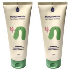Modoobareun 莫杜巴倫 無矽靈舒敏保濕護髮素 Non-Silicone Treatment 200ml, 2條