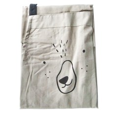 minono 米諾諾 小熊圍裙成人 163712 78 x 60cm, 小熊 白色, 1件