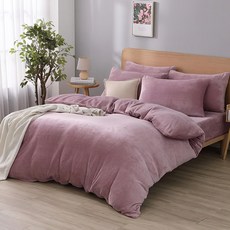 Ishur 伊舒爾 法蘭絨床包枕套組 100% 聚酯纖維