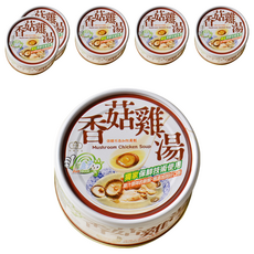 軒閣食品 鮮盒子 香菇雞湯 原味保鮮製程 無添加防腐劑, 230g, 6罐