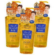 KOSE 高絲 softymo 絲芙蒂 深層潔顏卸粧油, 240ml, 3罐
