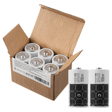 Home Planet C型鹼性電池, 6入, 1盒