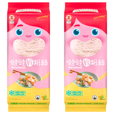 日正食品 哇哇輕粉絲 晶透白 口感滑順耐煮 添加綠豆澱粉 小包裝設計, 200g, 2包