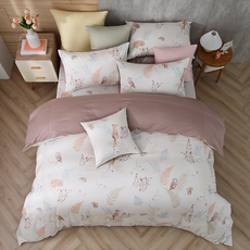 Hong Yew Bedding 鴻宇寢飾 300織美國棉兩用被套 台灣製 2306, 狐狸艾莉森