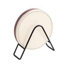 小麥購物 雙面矽膠隔熱墊 G755 93g, 花紋款 鮮奶白, 3個