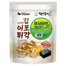 Taesan 海苔脆片 芥末味, 30g, 1包