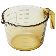 珍珠金屬 耐熱玻璃量杯 VISIONS, CP-8819, 1L, 1個