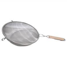 O-Ki 木柄雙層果汁網 24cm, 1個