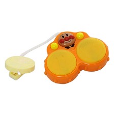 麵包超人音律小鼓, 啟發音樂天賦，培養節奏感，附固定夾，隨時隨地享受音樂樂趣, 麵包超人, 不適用, 1個