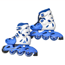 SUCCESS 成功 發光輪兒童伸縮溜冰鞋, 藍色, XL, 1雙