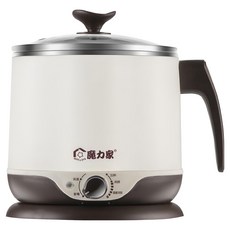 MOLIJIA 魔力家 即食行熱 快煮美食鍋, 304不鏽鋼內鍋, 分離式設計, 雙層隔熱防燙鍋身, BY011008