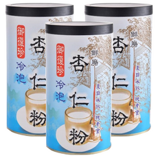 御復珍 冷泡杏仁粉 杏仁清香 溫順微甜口感 12道研磨 沒有惱人沙沙感, 460g, 3罐