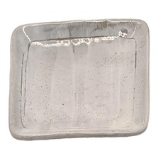 佐和陶瓷 灰釉梨地正角碟 日本產 50mL, 灰釉梨地, 1個