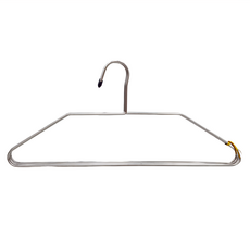 YI SHUIN 亞晨 304不鏽鋼衣架 4件組 尺寸 41.3x18.5x3.5公分, 銀色, 1組