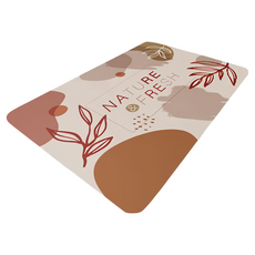 FAmILyLIFE 生活 奈米硅藻土速乾防滑吸水地墊 1個, 自然清新