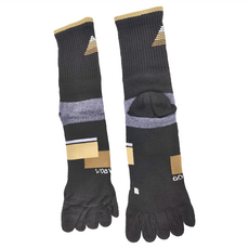 WOAWOA 極致速乾羊毛五趾襪 高筒, L(25-28cm), 沙漠色