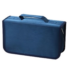 蕉蕉購物 光碟硬殼收納包 128片 深藍色, B16027, 1個