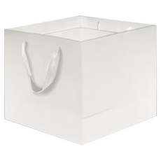 卡紙袋 方款4號 85g 10個, 白色, 1包