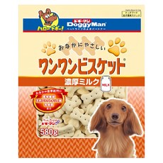 DoggyMan 多格漫 犬用厚乳消臭餅乾, 牛奶味, 580g, 1包