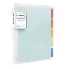 KOKUYO 國譽 Campus 2孔活頁A4講義夾, Pastel Cookie B5 活頁本, 藍色, 1個