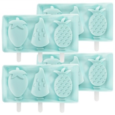 BEER BEAR 皮久熊 繽棒矽膠冰棒膜 3格, MY-8923, 4組