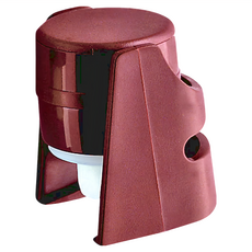 GHIDINI 簡約香檳瓶塞, ABS塑料 SEBS橡膠, 4x3.8x4.5cm, 酒紅, 1個