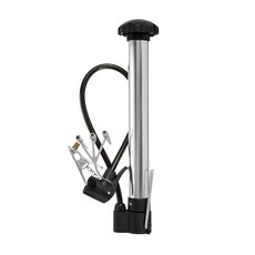 comet 自行車打氣筒 小, 銀色, 1個