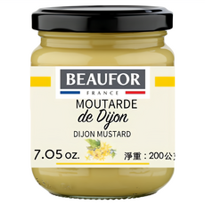 BEAUFOR 堡芙 法式芥末醬, 200g, 1罐