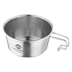 Campingmoon 柯曼 雪拉碗 S360 大號, 銀色, 1個