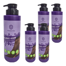 靚采藥粧 AK膠原蛋白+玻尿酸潤髮乳 修護受損髮質 強韌髮根, 1L, 5罐