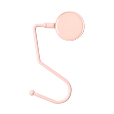 小麥購物 莫蘭迪桌邊掛鉤 G789 29g, 櫻花粉, 6個