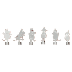 PLUTO DESIGN 派對酒杯標記環, 嚕嚕米派對, 6入組, 1組