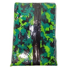 JUMP 將門 樂扣迷彩透氣反光防水風雨衣 迷彩山林綠 5XL 男女適用