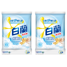 白蘭 含熊寶貝純淨溫和洗衣粉, 4.25kg, 2包