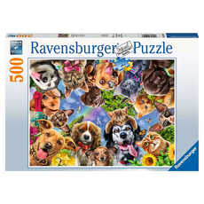 Ravensburger 維寶 動物自拍拼圖, 500片, 1組