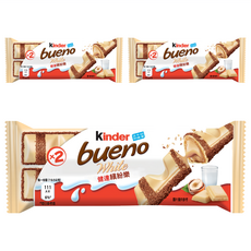 kinder 健達 繽紛樂白巧克力, 39g, 3個