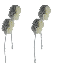 皮久熊 BEERBEAR 極致細柔沐浴澡刷 43 x 10cm, 黃色 + 灰色, 4支, 1組