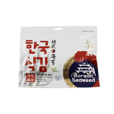 三味屋 韓式岩燒海苔 辣味麻油 薄脆爽口 鮮香美味, 30g, 1包