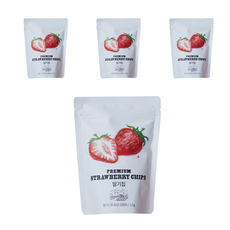 INVIVA MARKET 草莓乾 草莓脆片, 12g, 4包