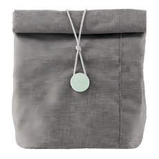 LeKue 便當保溫袋/保冰袋/野餐包 4L, 灰色 - 保溫保冷、輕巧便攜, 1個, 240 x 200 x 40mm