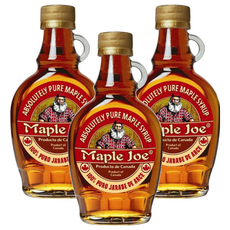 Maple Joe 楓琥珀色加拿大A級糖漿, 250g, 3瓶